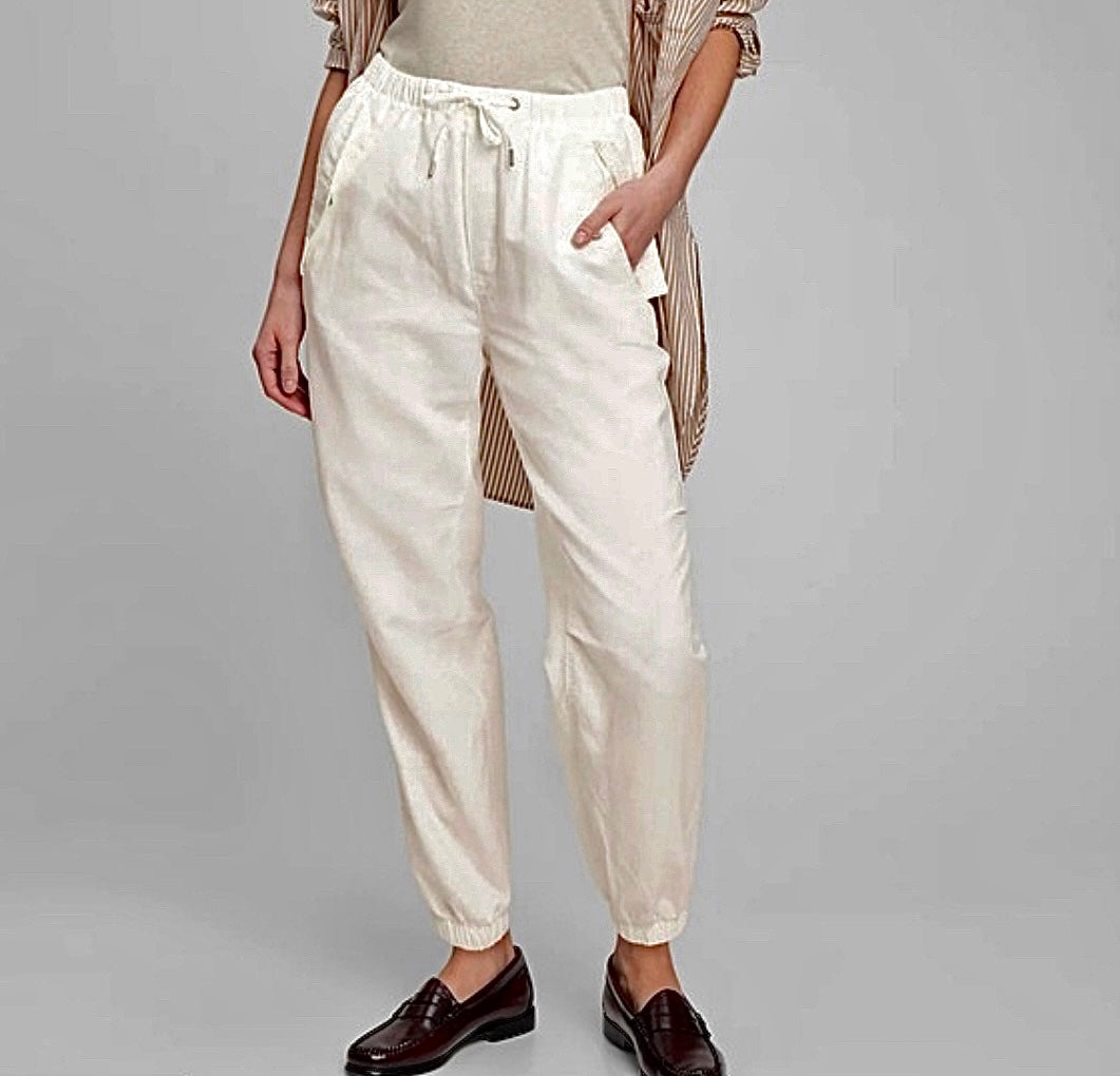 GAP Linen Joggers (NEW) Large Tall, A6