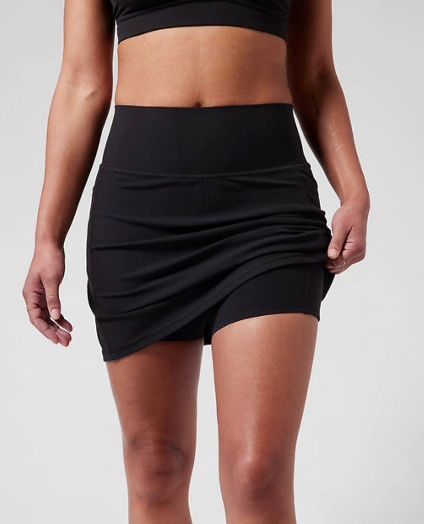 ATHLETA Salutation Stash Pocket 16.5” Skort (NEW) Large