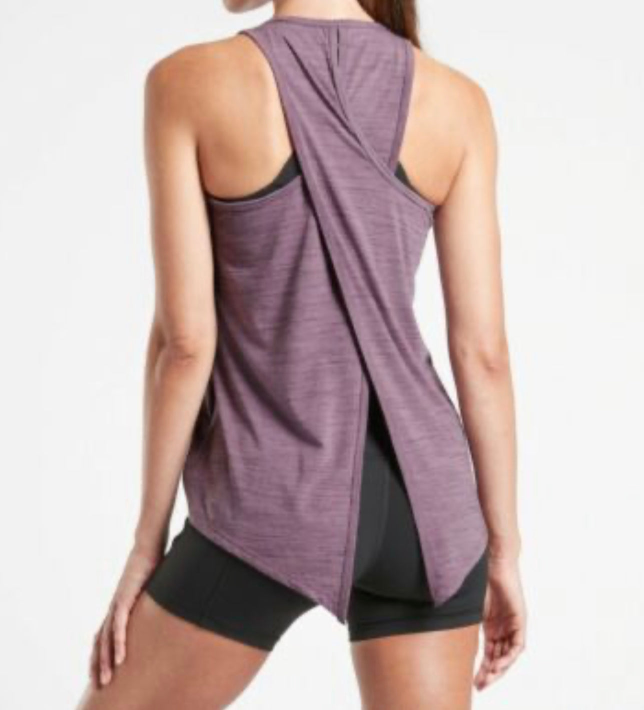 ATHLETA True Essence Tie Back Tank, Sapphire Blue Small NEW!(A2)
