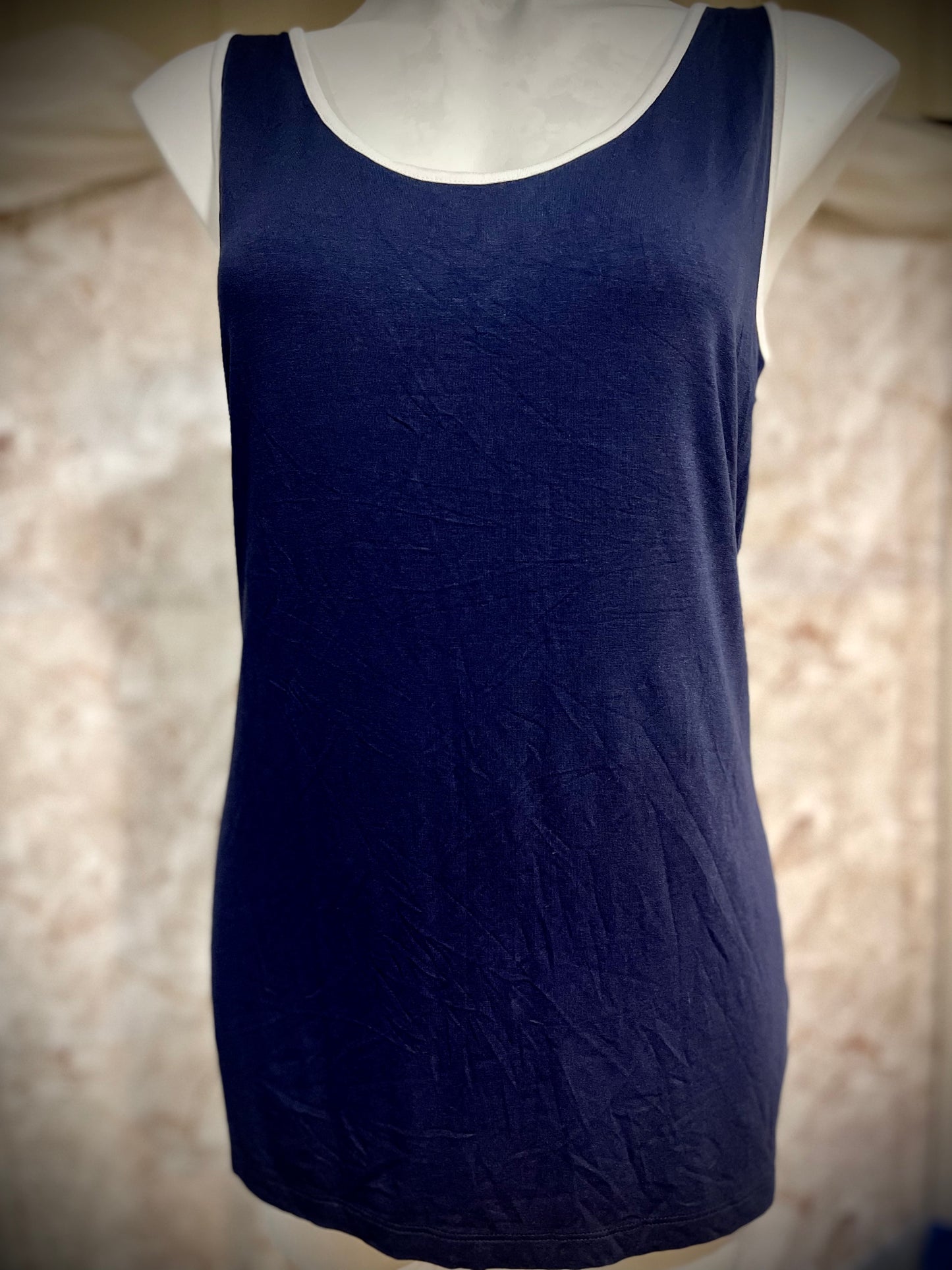 Banana Republic Rayon Cross Back Tank, Medium New! B13