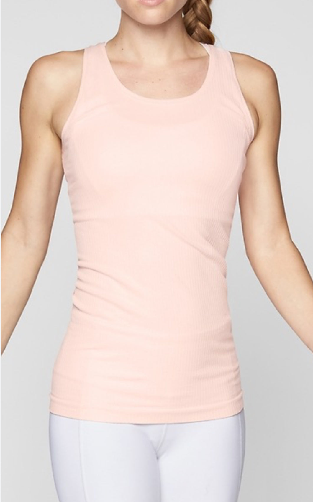 ATHLETA Pura Tank, Whisper Pink, Large NEW! (A3)