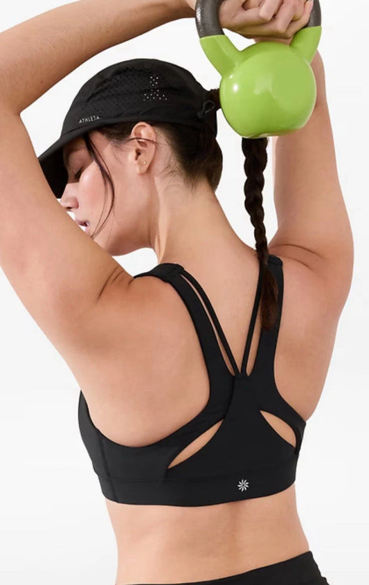 Athleta Flex Spacer Bra, Small A-C, Black NEW!