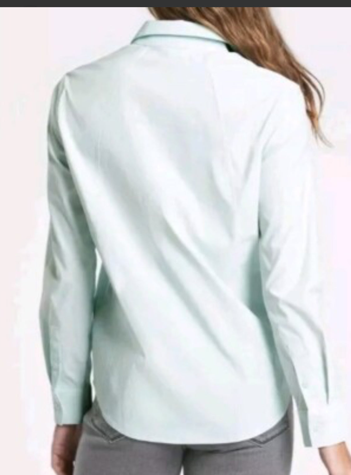 Athleta Midtown Shirt, Halcyon Blue, XL New! B10