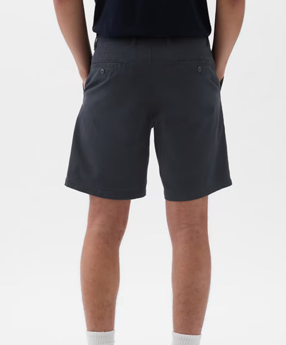 GAP Men’s 8” Chino Shorts Navy 30 waist NEW! A11