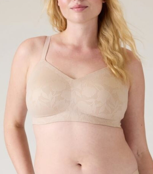 Athleta Ritual Lace Bra D-DD 1X Nude, New!