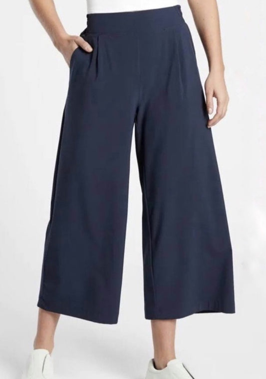 ATHLETA Brooklyn Wide Leg Cropped Pant A10