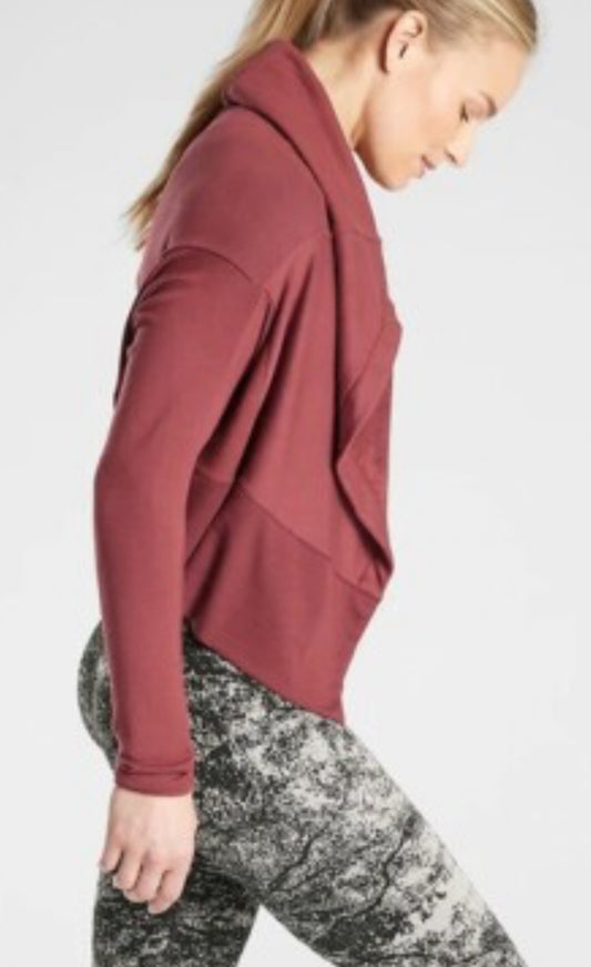 Athleta Nirvana Wear Two Ways Wrap, X-Small, New! B7