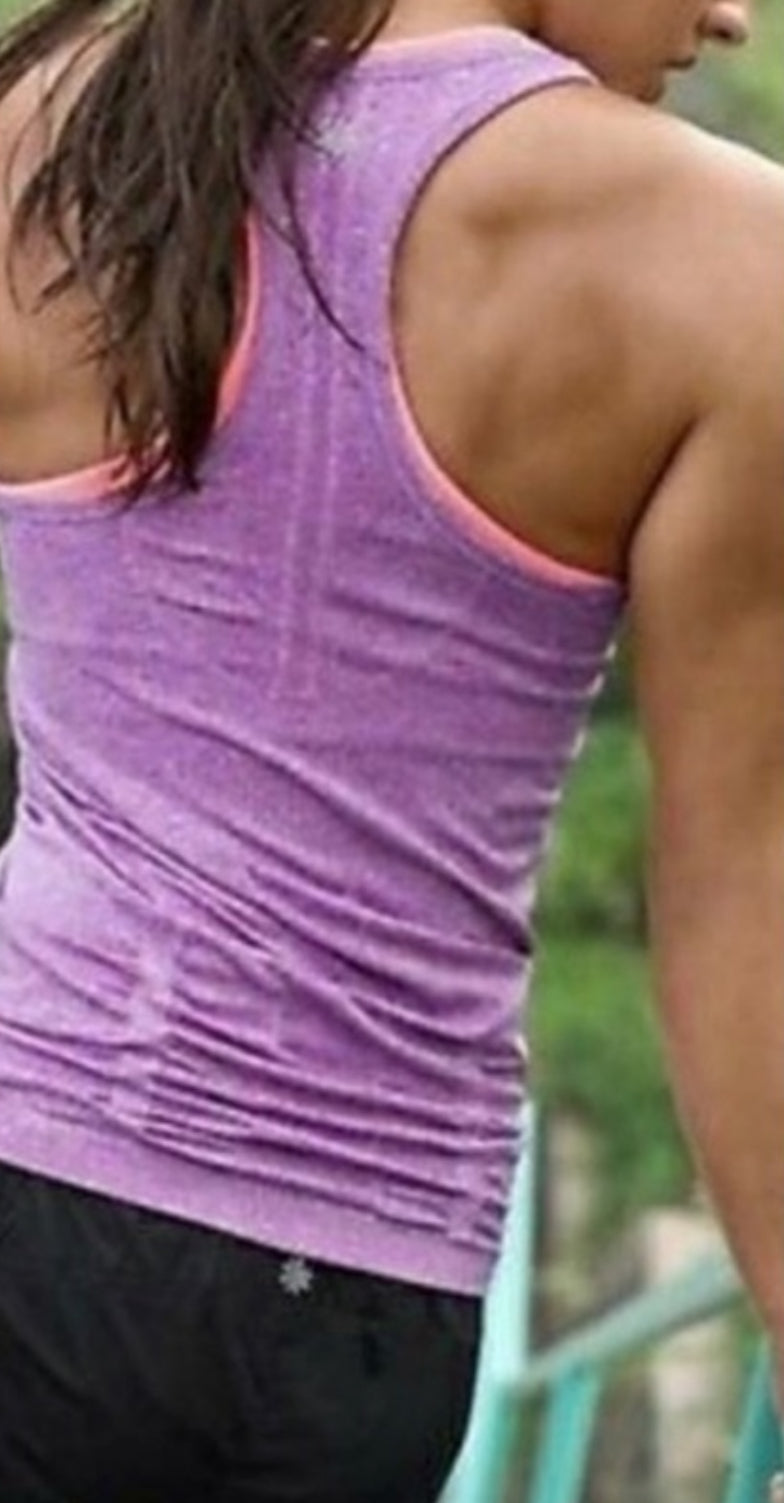 ATHLETA Fastest Track Tank, Lilac XL NEW! (A2)