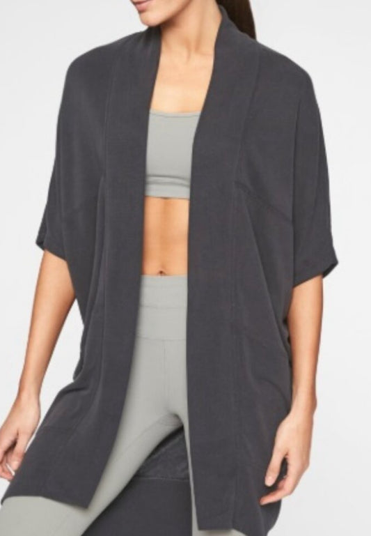 ATHLETA Serenity Wrap, Small Black, New! B7
