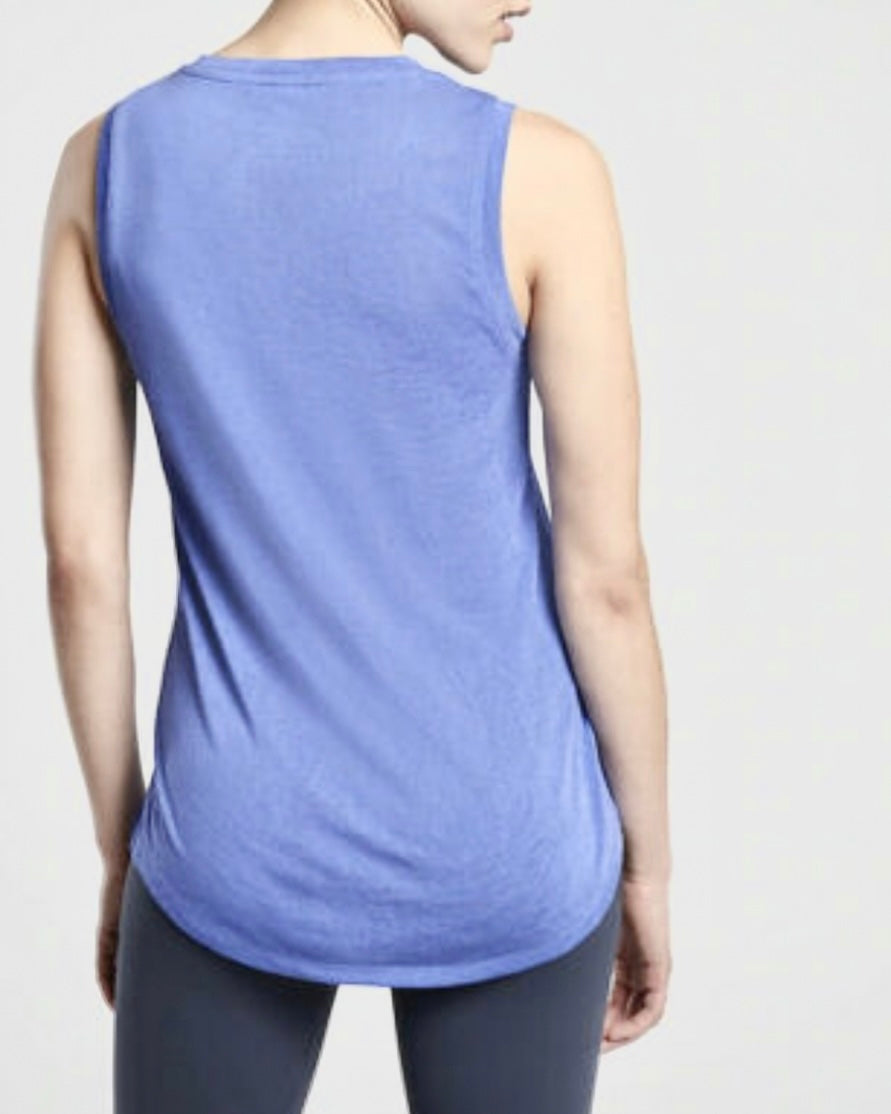 ATHLETA Breezy Tank, Light Periwinkle , Large NEW! A3