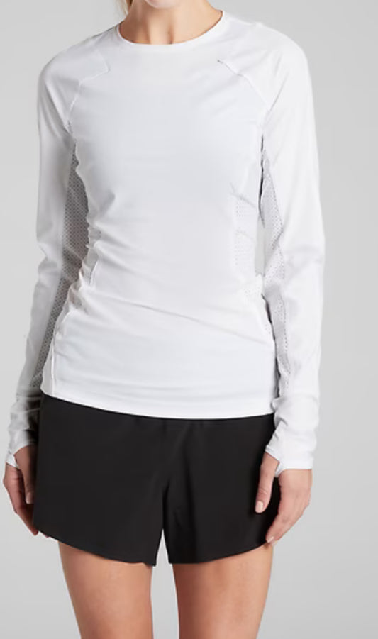 ATHLETA Pacifica II Top, White X-Small NEW! A4
