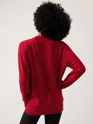 ATHLETA Purana V-Neck Wrap Sweatshirt