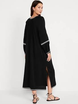 Old Navy embroidered Boho Maxi Dress