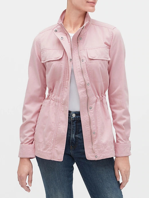 GAP Pink Utility Jacket NEW! Small, B14
