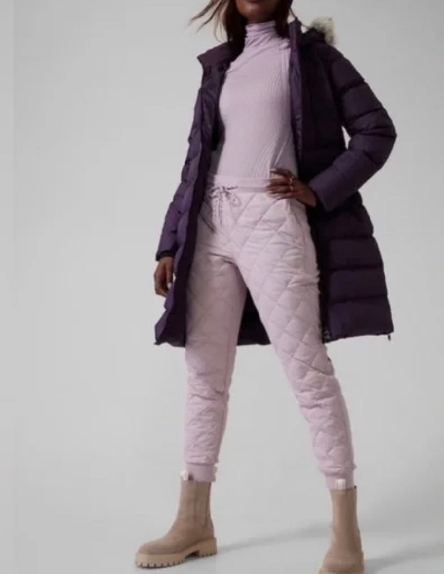 ATHLETA Apres Ski Down Jogger 16, NEW! B1