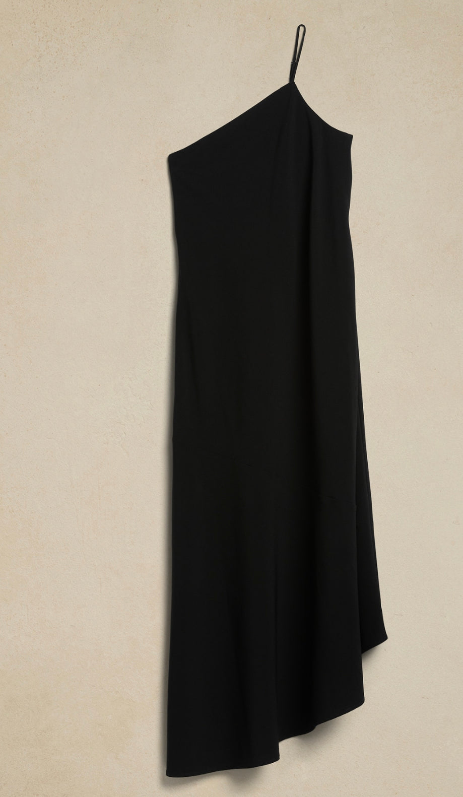 BANANA REPUBLIC ASYMMETRICAL FLOUNCE MAXI DRESS