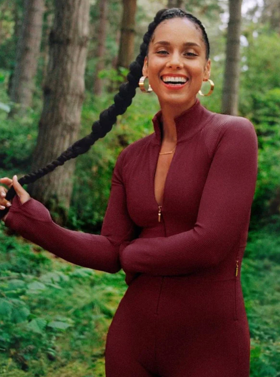 ATHLETA Alicia Keys Goddess Bodysuit