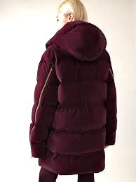 ATHLETA Alicia Keys Velvet Luxe Puffer NEW! Large B5