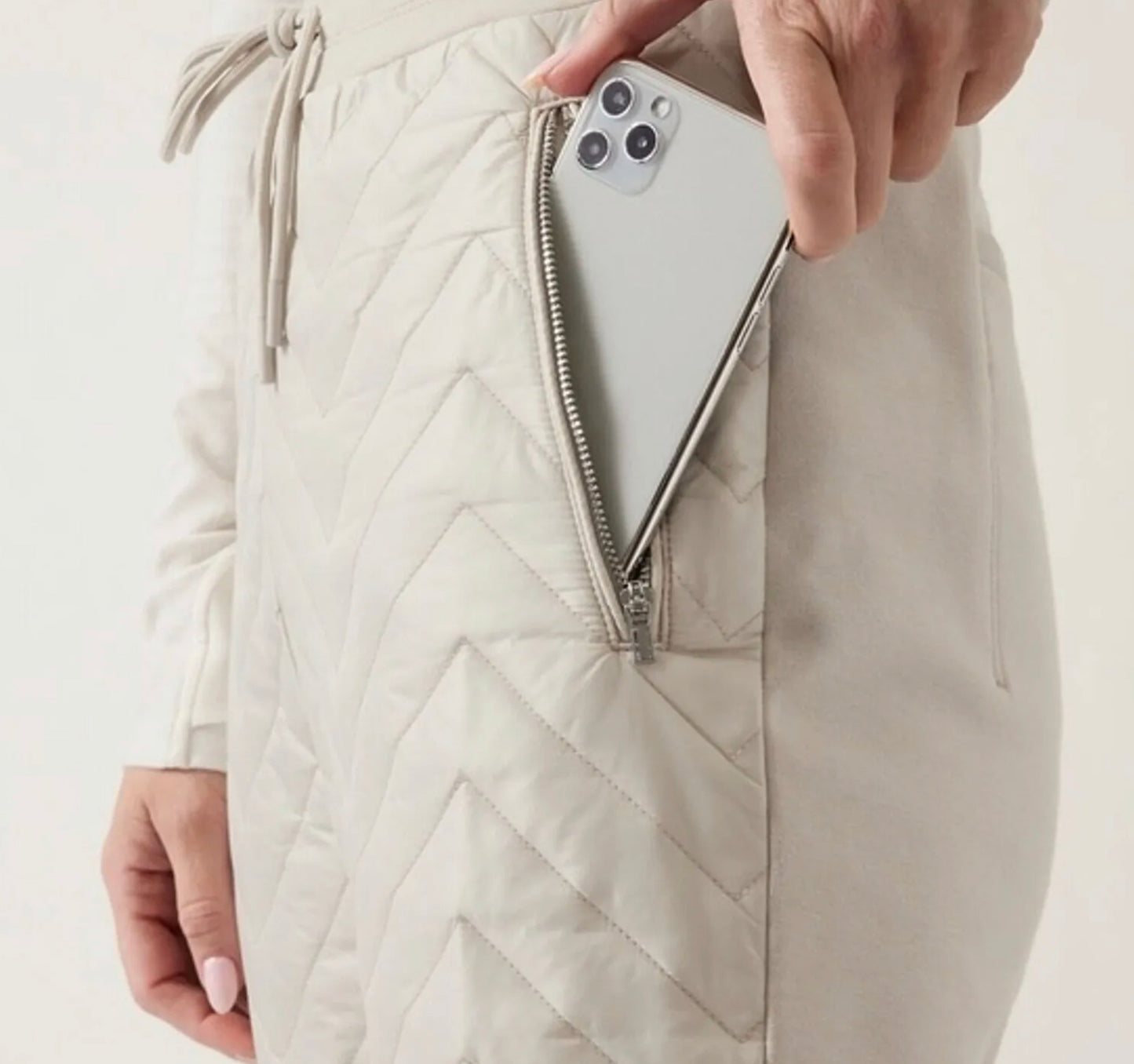 ATHLETA Apres Ski Down Jogger size 14 NEW! A8