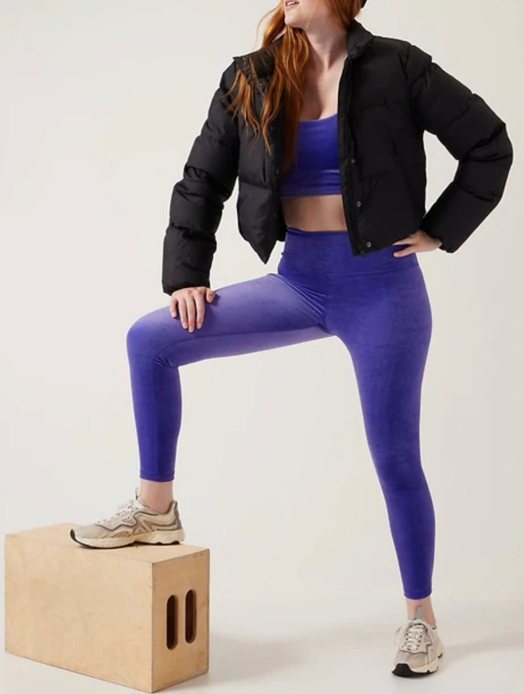 ATHLETA Elation Velvet Tight, Medium New! B8