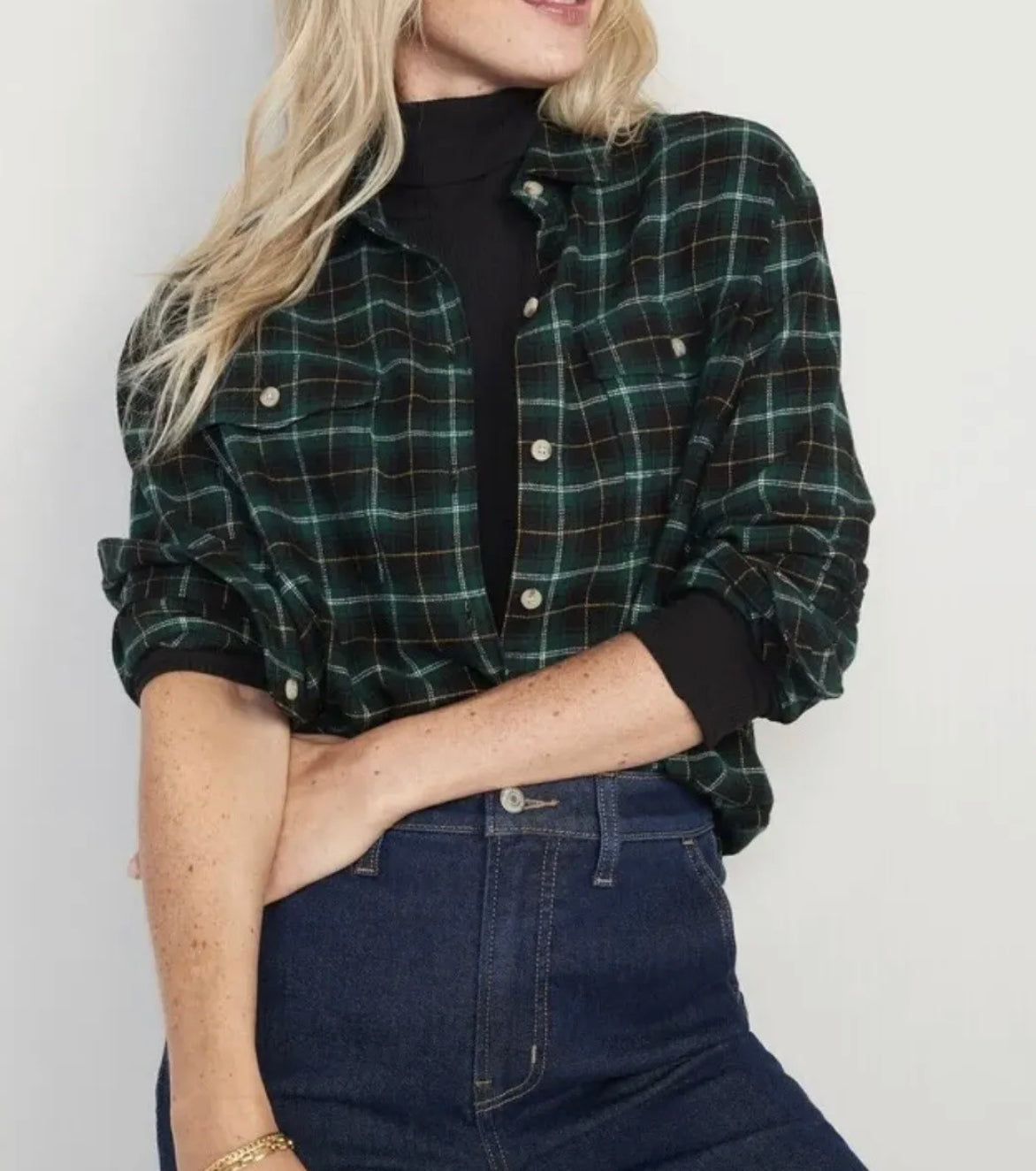 OLD NAVY The Boyfriend Flannel Shirt