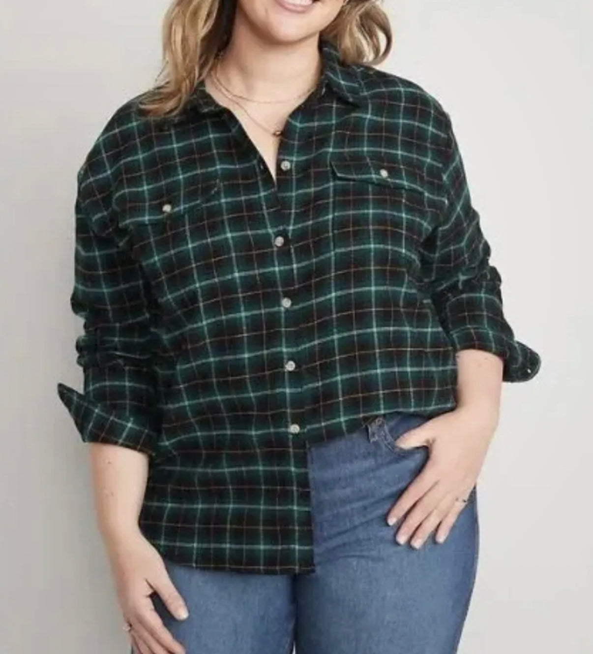 OLD NAVY The Boyfriend Flannel Shirt