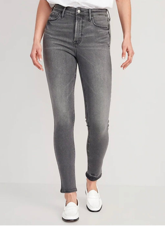 OLD NAVY Rockstar Super Skinny High Rise Jeans, 14 A11