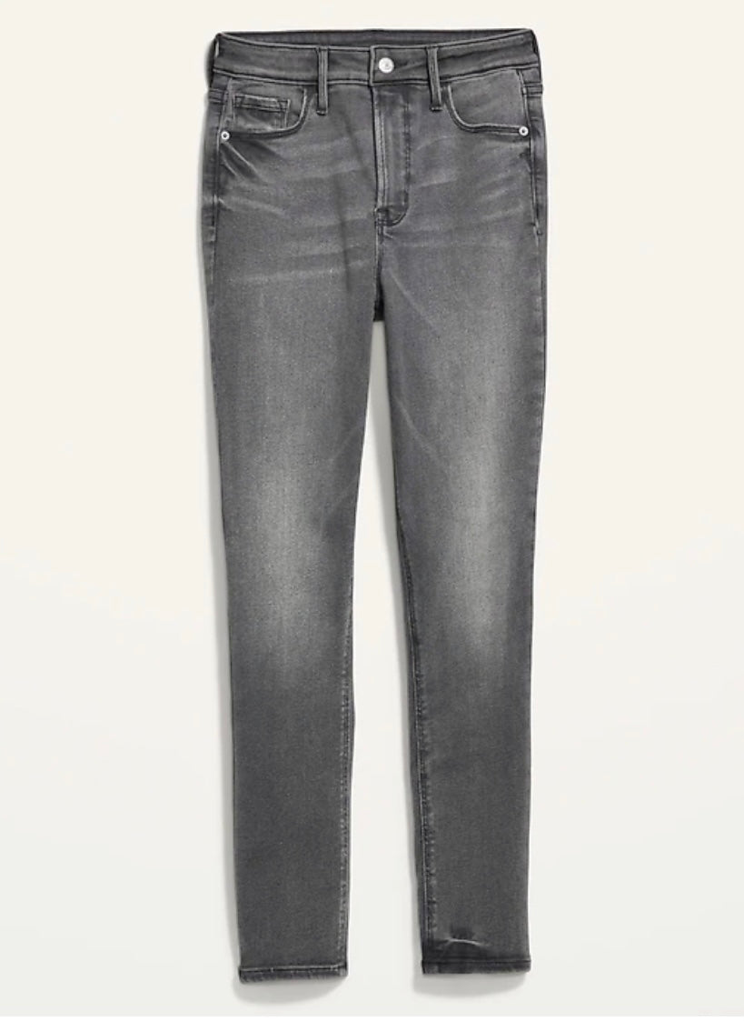 OLD NAVY Rockstar Super Skinny High Rise Jeans, 14 A11