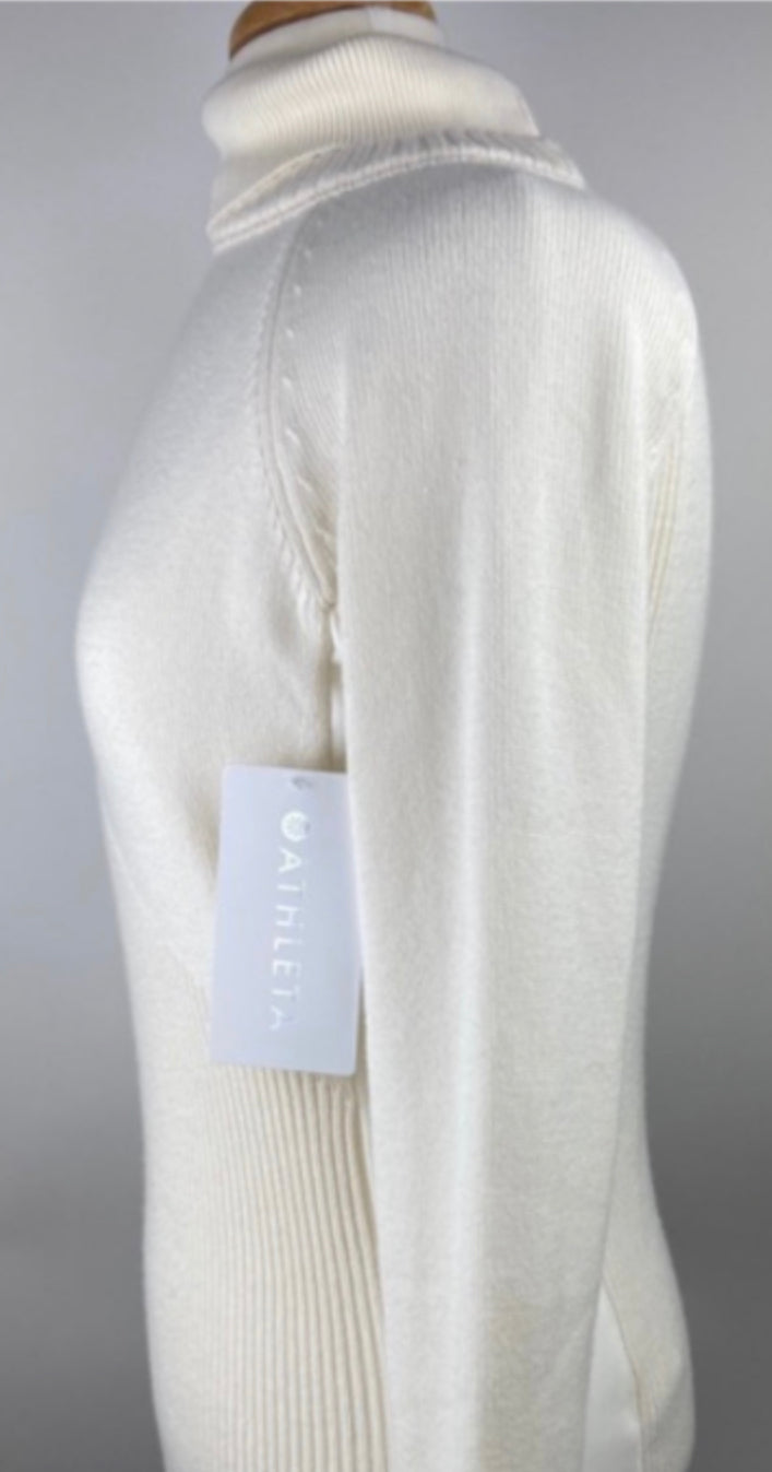 ATHLETA Mesa Hybrid Merino Blend T-Neck, XXS, New! B1