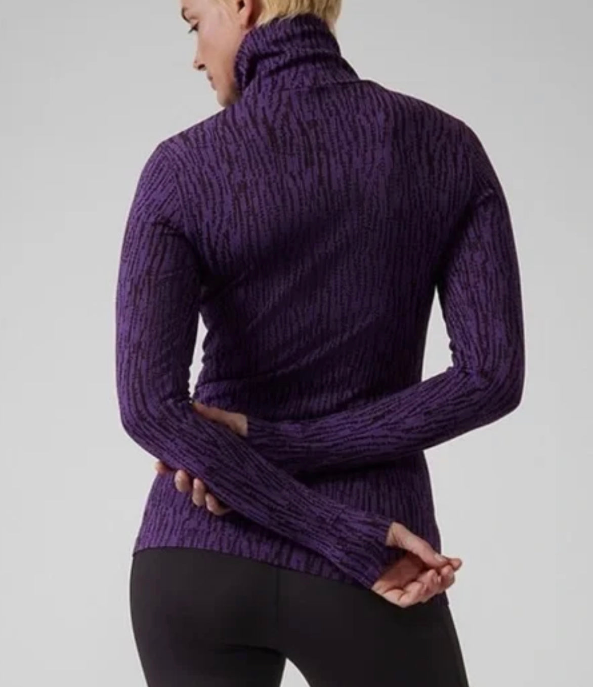ATHLETA Flurry Elemental Turtleneck, Large NEW!  B1