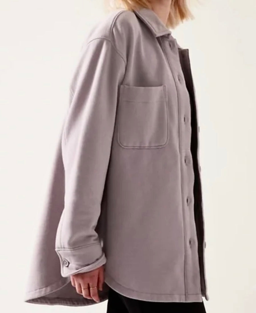 ATHLETA Retroplush Shirt Jacket