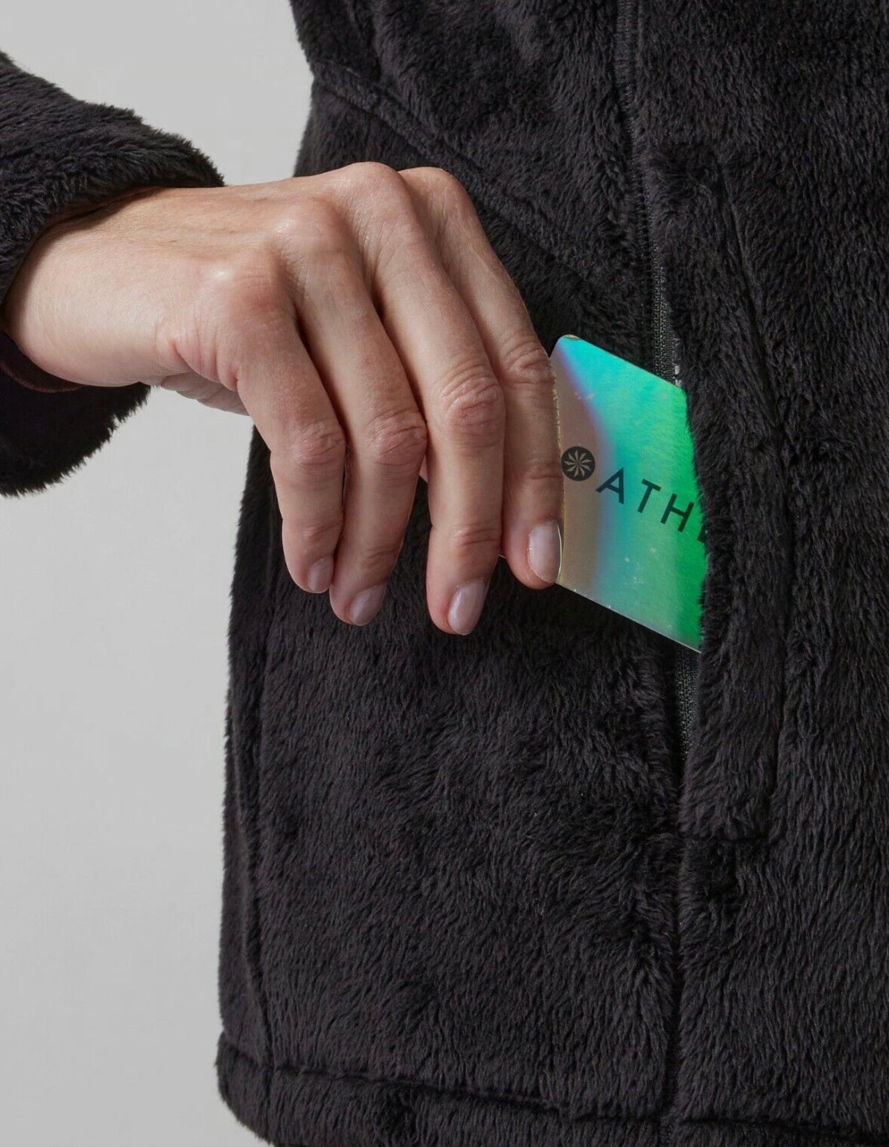 ATHLETA Double Cozy Karma Recover Full Zip Jacket, Small New! B7