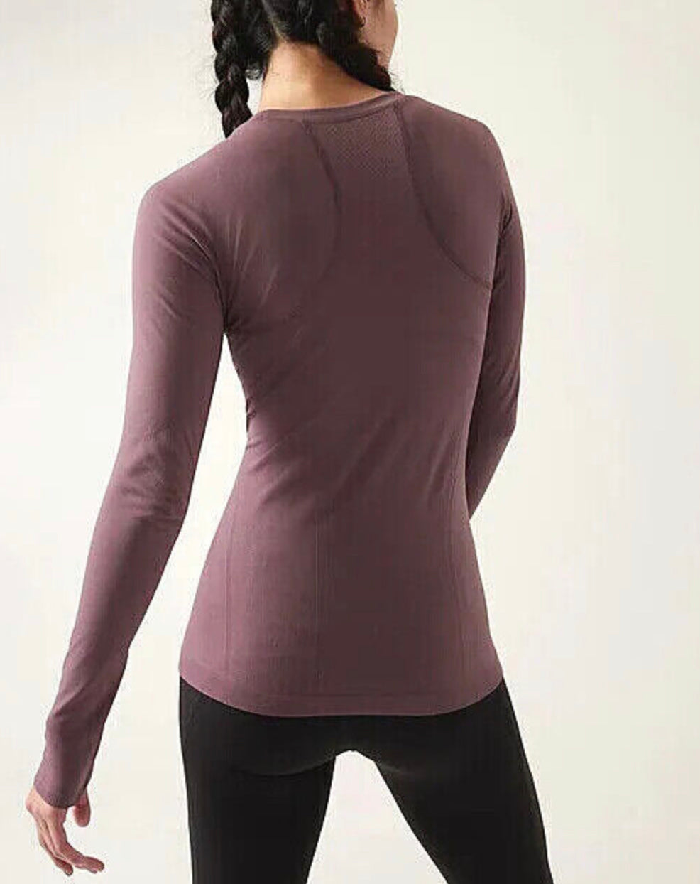 ATHLETA Momentum Long Sleeve, Mauve 2XL NEW! (A2)