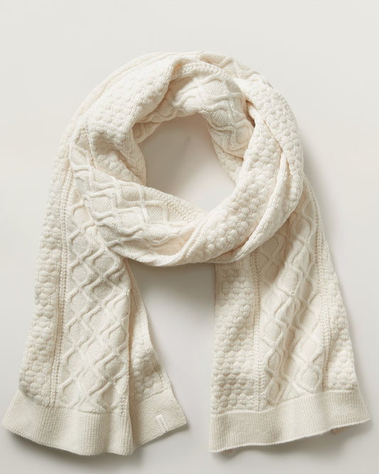 ATHLETA Cozy Does It Scarf, Ivory, NWT B2