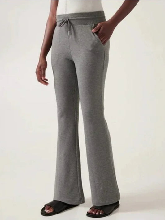 ATHLETA Balance Flare Pant, Grey XL NEW! B8