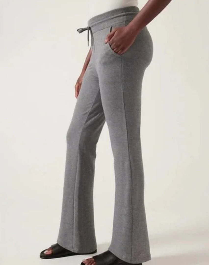 ATHLETA Balance Flare Pant, Grey NEW! A8
