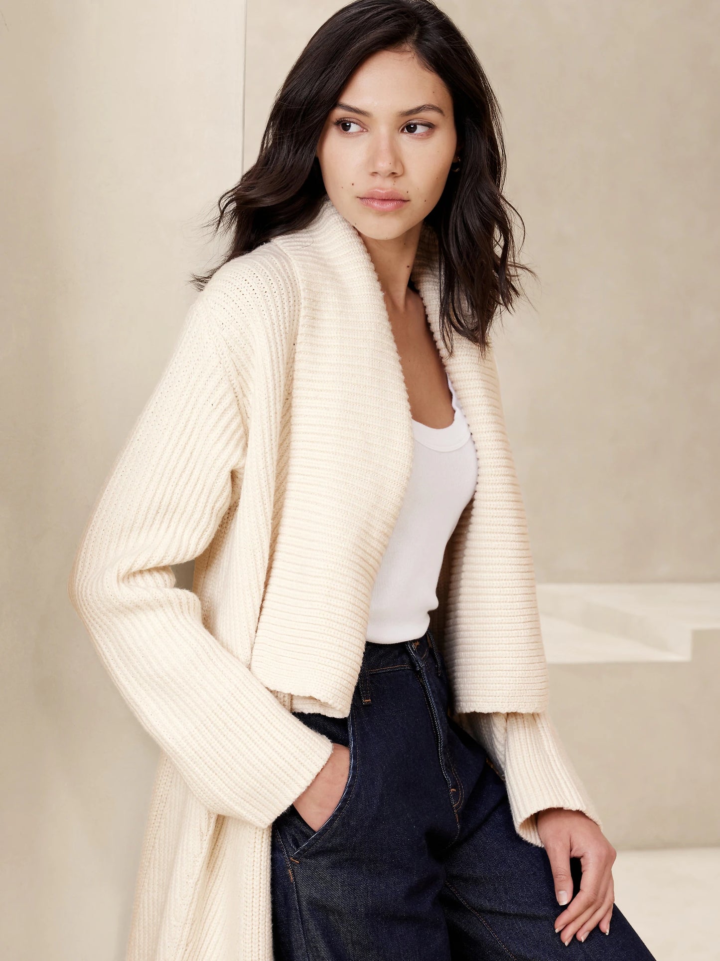 Banana Republic Oversized Chunky Cardigan