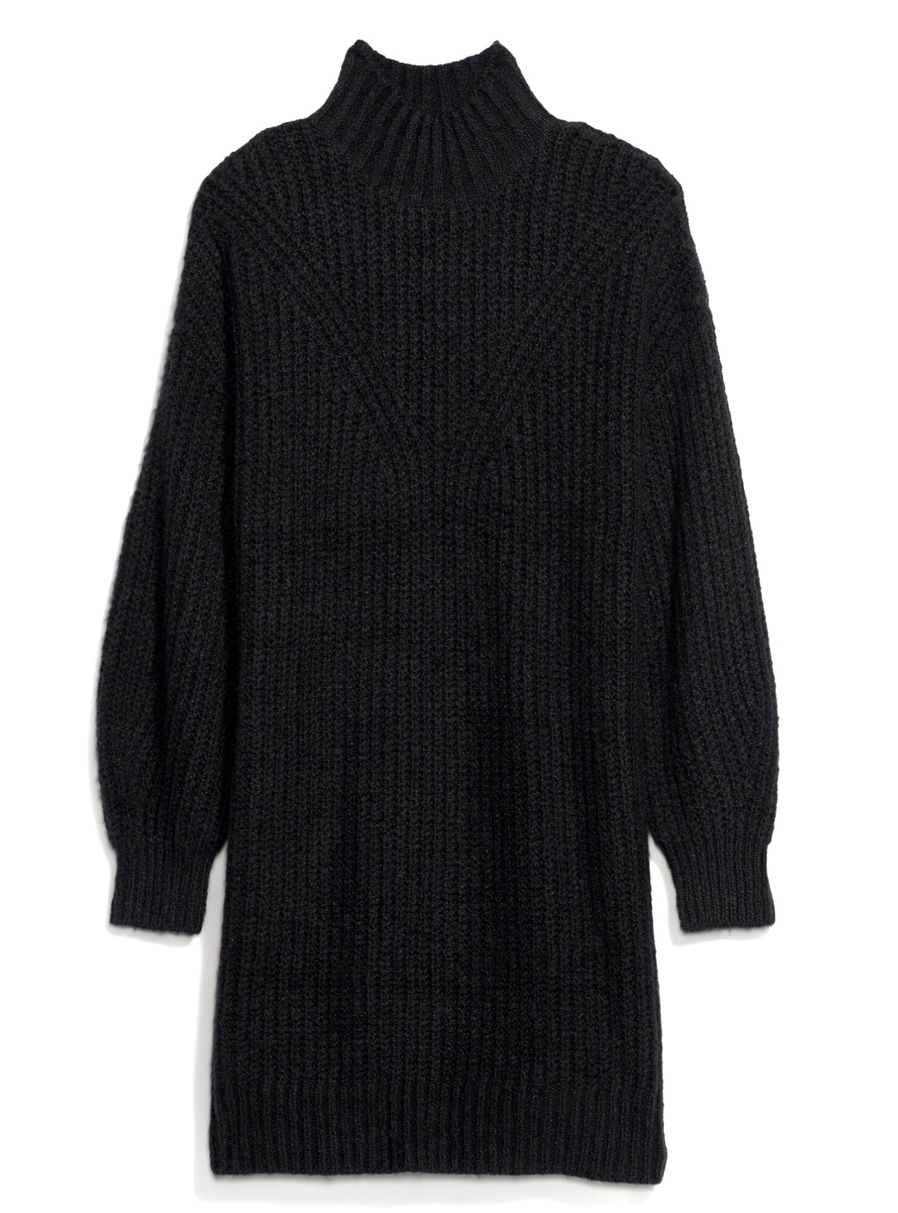Old Navy Long Sleeve Relaxed Mock Neck Mini Sweater Dress