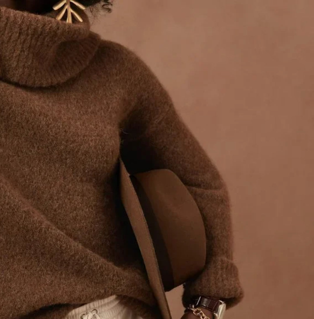 Banana Republic Oversized Alpaca Hair Cowl-Neck Sweater Tunic, Medium New! B13