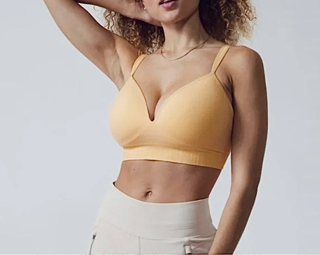 ATHLETA D-DD Embrace Bra, Lunaria Yellow MEDIUM NEW!