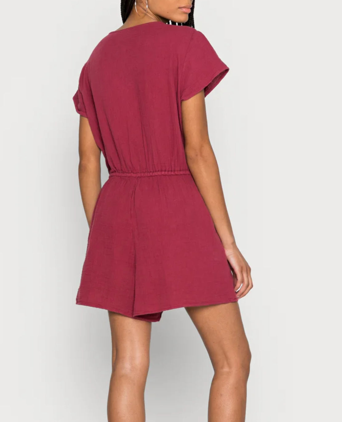 GAP Crinkle Gauze Shorts Romper (NEW) Size L