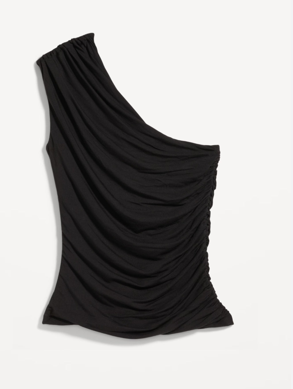 Old Navy Crop Draped One-Shoulder Ruched Top