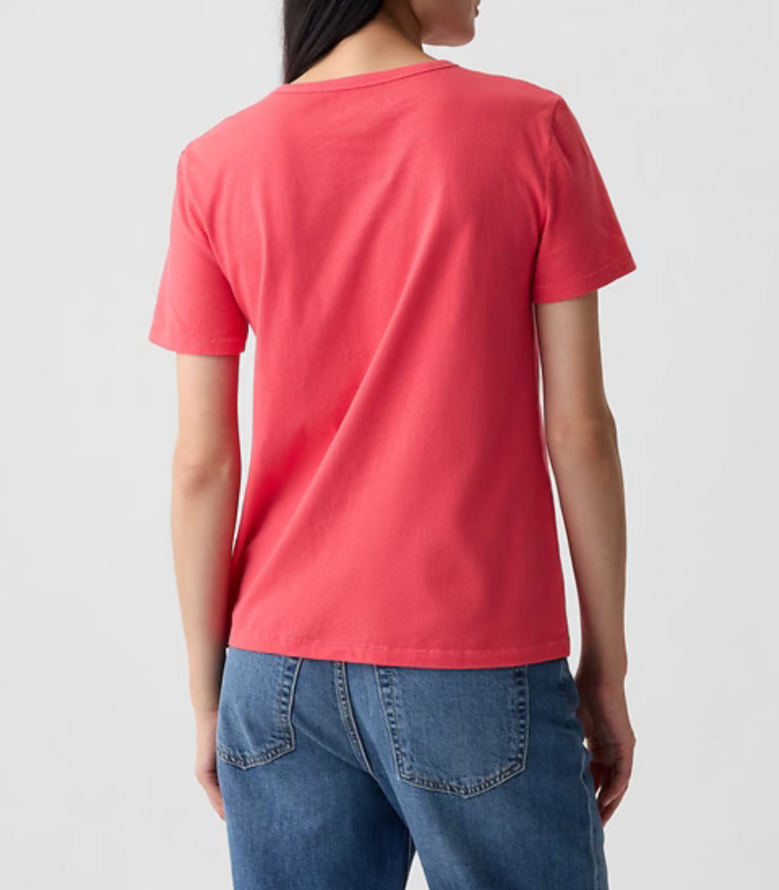 Organic Cotton Vintage Wash Crewneck T-Shirt