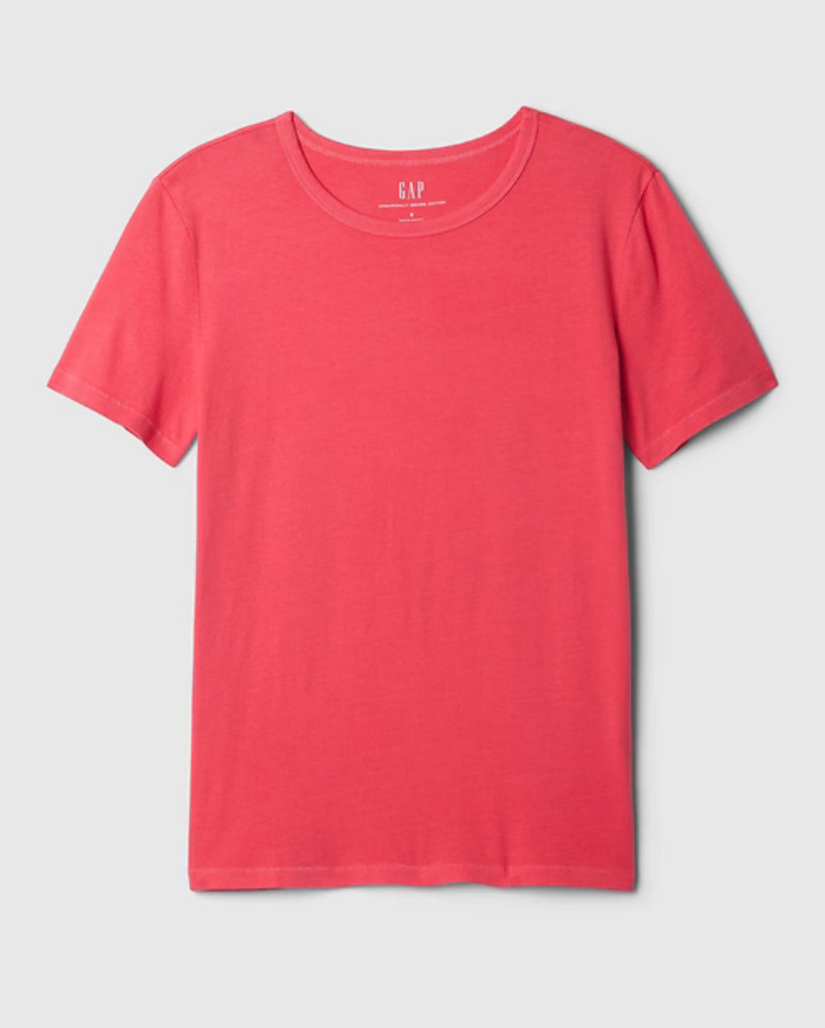 Organic Cotton Vintage Wash Crewneck T-Shirt