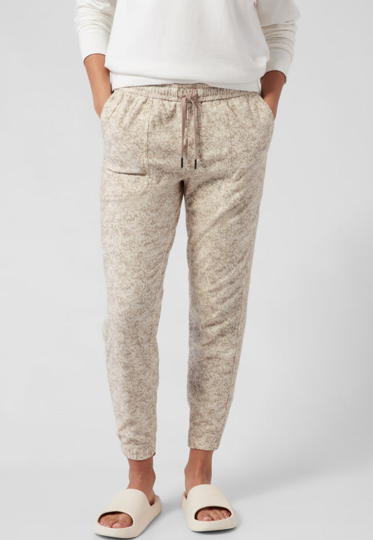 ATHLETA Farallon Printed Jogger, Medium NEW! A8