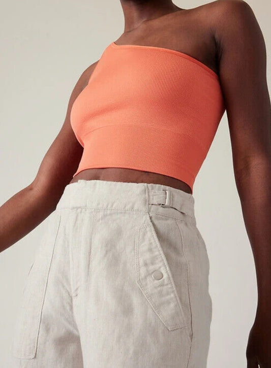 ATHLETA Voyager Linen Pant (NEW) 10 Tall A8