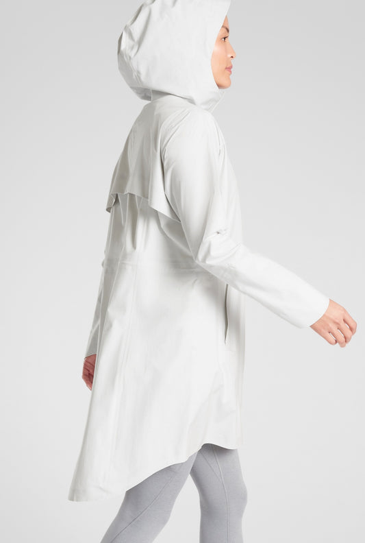 ATHLETA Palisades Waterproof Jacket White NEW! Large A9