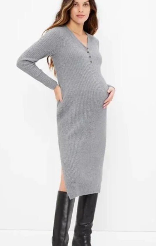 GAP Maternity Henley Sweater Dress, B15