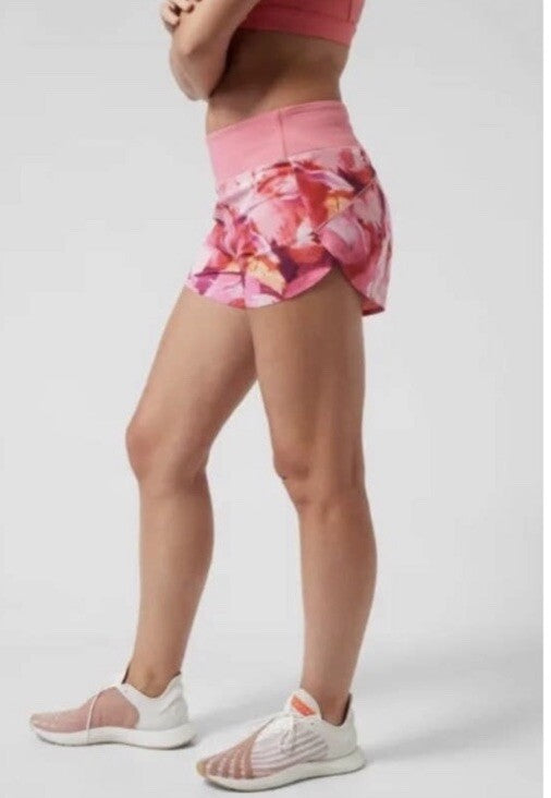 ATHLETA Printed Run With It 3.5” Short (NEW) XL