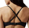 ATHLETA Twist Up Bikini Top, Black, 34 D/DD New! A5